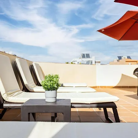 Holidays2Malaga Montesa 700M From The Beach Rooftop Terrace Exterior foto